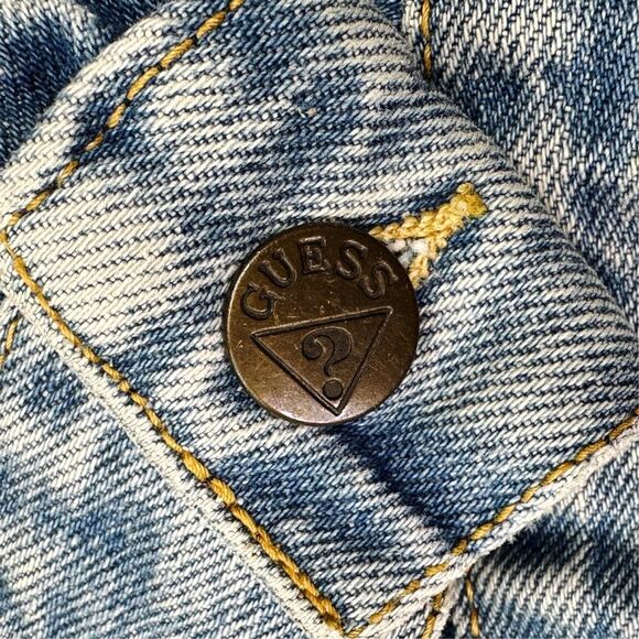 Vintage Georges Marciano for GUESS Denim Jacket - Size Large - Picture 3 of 10